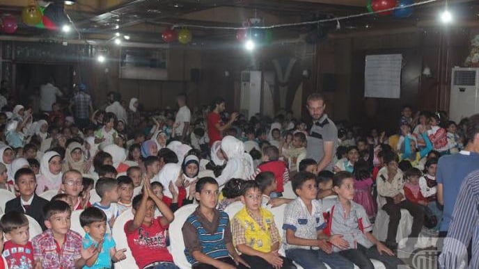 THE SMILE OF EID FOR HUNDREDS OF CHILDREN IN SOUTHERN DAMASCUS