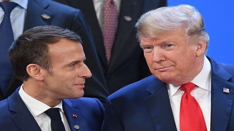 ترامب وماكرون يبحثان خطط انسحاب القوات الأمريكية من سوريا