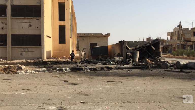 طيران التحالف يمنع طيران النظام من قصف 