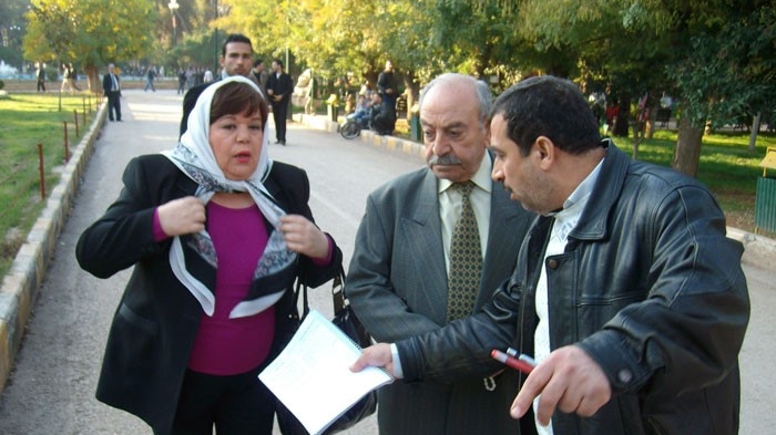 تشييع جثمان الممثلة السورية ماكده موره في حلب