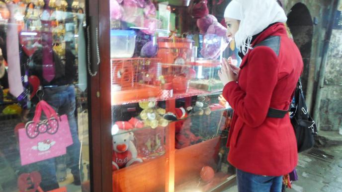 Valentine's Day in Damascus: 