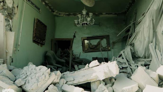 WELCOME TO OUR BOMBED-OUT HOME