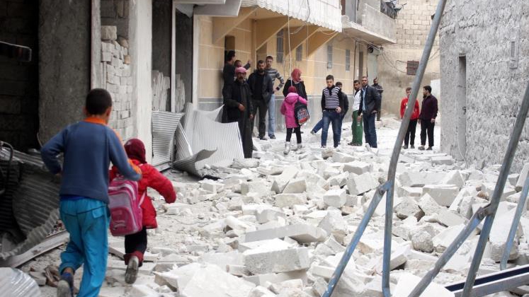 إيقاف الدوام في مدارس ومعاهد حلب بسبب قصف النظام 