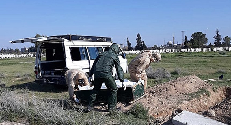 مقبرة جماعية جديدة لاستيعاب وفيات كورونا ودمشق الأكثر تضرراً