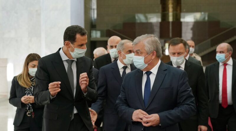 دمشق: وفد روسي يلتقي الأسد لبحث عقد مؤتمر حول اللاجئين