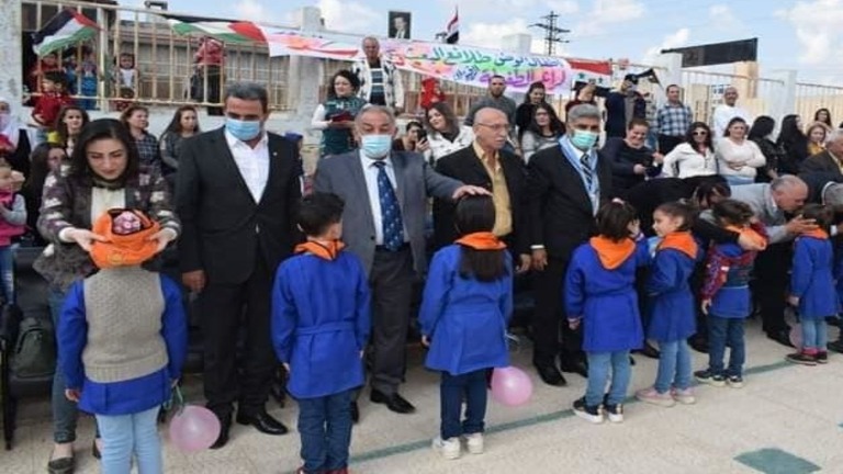 كورونا لم يوقف المخالفات الدستورية للبعث في مدارس السويداء 
