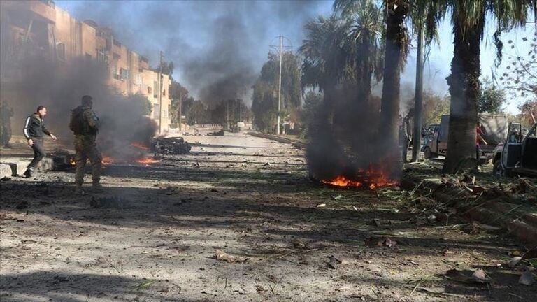 قتلى عسكريين و مدنيين بانفجار مفخخة في رأس العين 