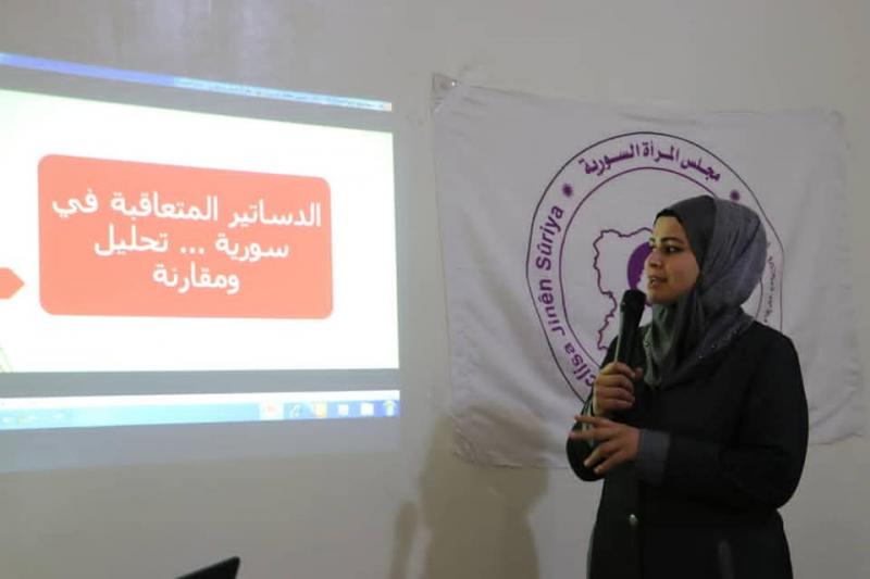 سهير السنوح: العادات الموروثة تمنع  السوريات من العمل السياسي 