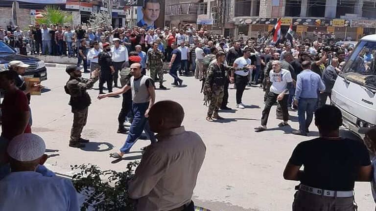  إطلاق سراح ٣٢ معتقلاً من أبناء الغوطة الشرقية بريف دمشق
