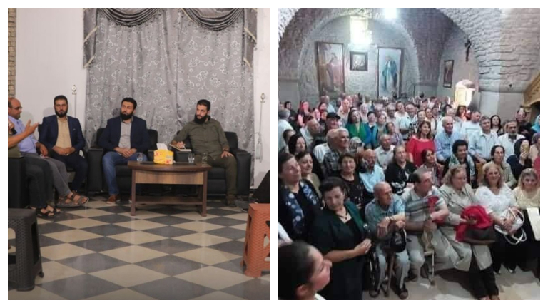 بعد عقد من الانقطاع..  كنيسة اليعقوبية تحتفل لأول مرة بعد زيارة الجولاني