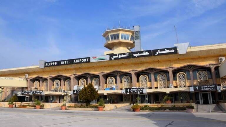  قصف إسرائيلي جديد يُخرج مطار حلب الدولي عن الخدمة