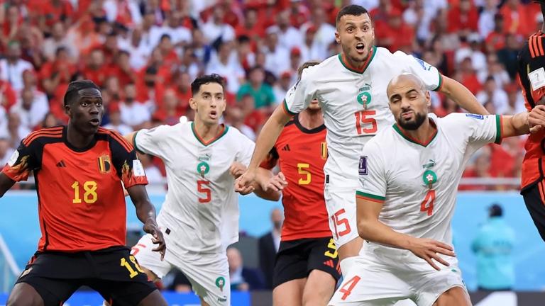 فوز مستحق للمغرب على بلجيكا وتعادل ألمانيا مع إسبانيا