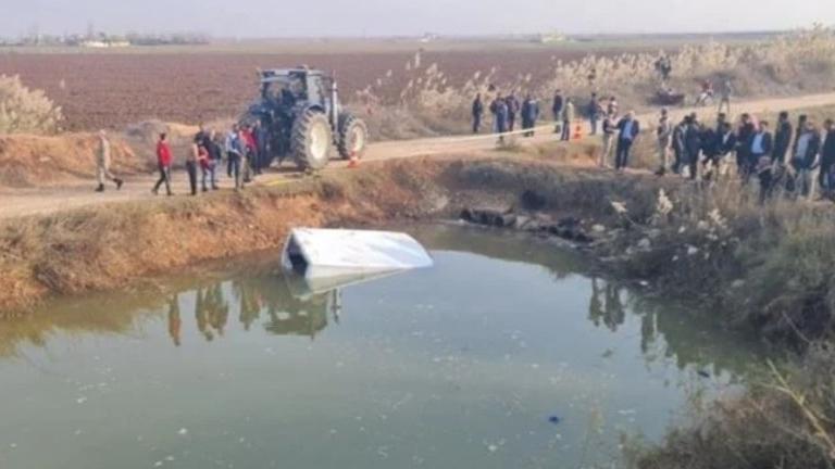 غرق حافلة لطالبي اللجوء في قناة للري جنوبي تركيا