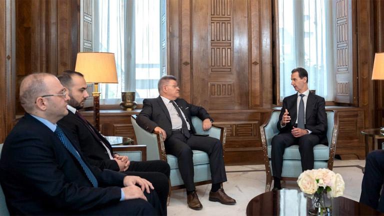  بشار الأسد: الشركات الكبرى في أمريكا وأوروبا تصنع الحروب لمصالحها