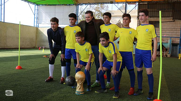 كأس العالم يحضر في إدلب
