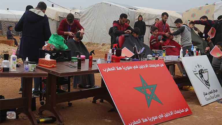 إدلب .. مبادرة للأطفال احتفالاً بتأهل المغرب 