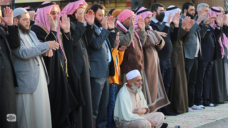 صلاة عيد الفطر بريف إدلب الشمالي