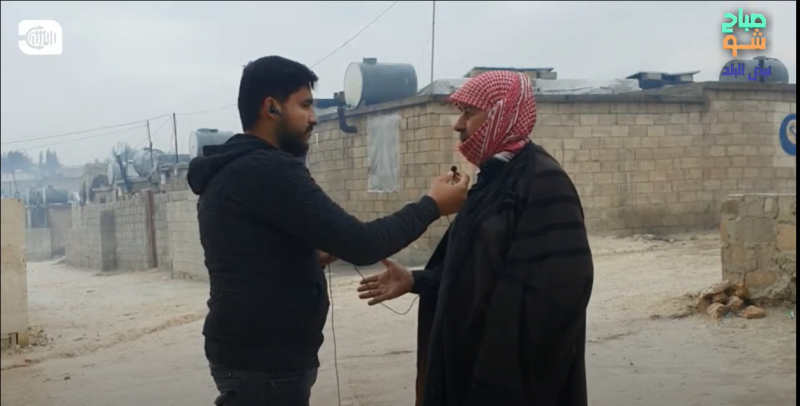 مطالبات أهالي مخيمات كللي بريف إدلب بتركيب مطريات لتصريف المياه