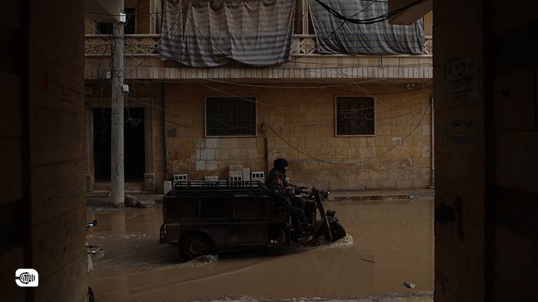 الأمطار تغرق الدانا في 