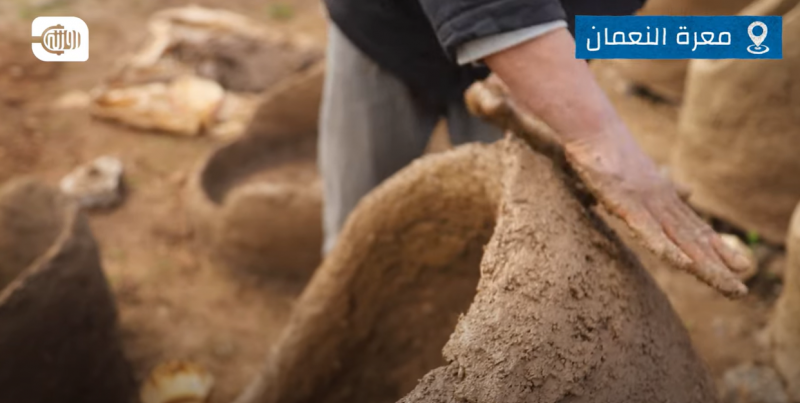 مراحل صناعة فرن التنور