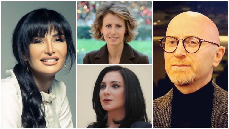 فنانون وفنانات يتضامنون مع أسماء الأسد بعد تشخيصها بـ