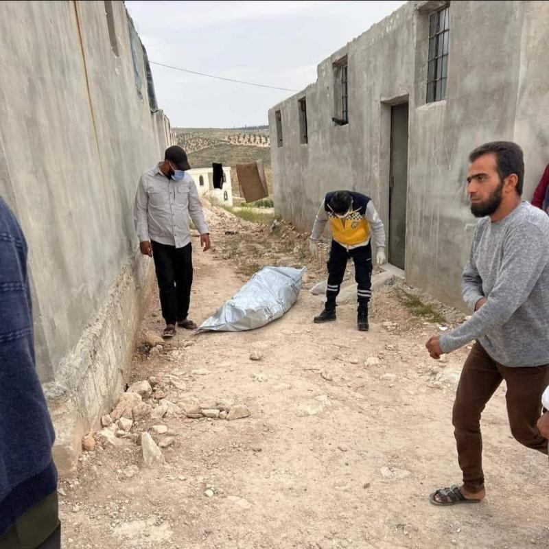 مرحل من تركيا.. تفاصيل العثور على رجل متوفٍ منذ أشهر بمخيمات عفرين
