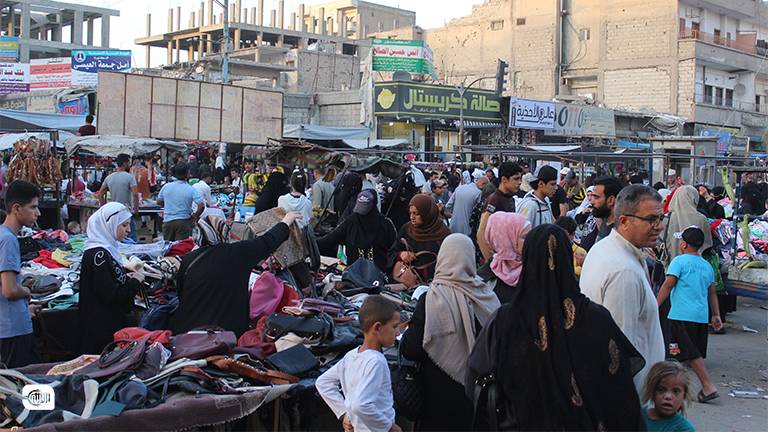 أسواق الرقة قبل عيد الأضحى