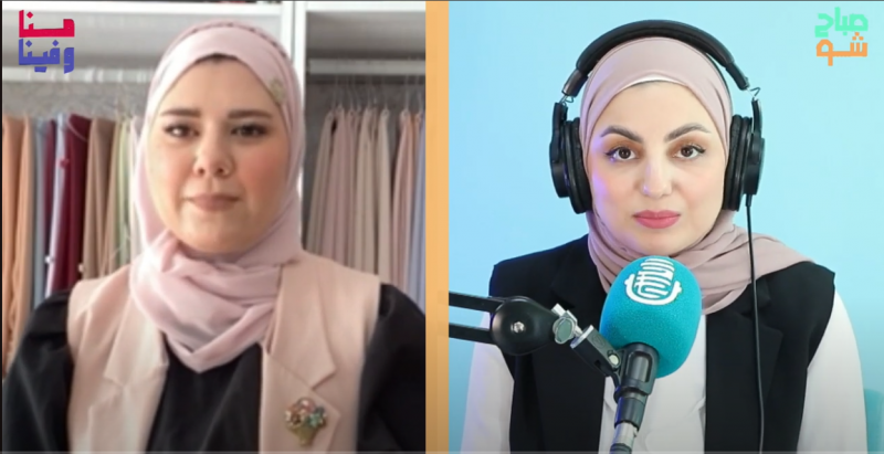 بإمكانيات متواضعة سورية تؤسس مشروعا لتصميم الحجابات في مرسين
