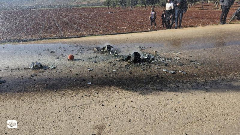 طائرة مسيرة يرجح أنها للتحالف الدولي تستهدف شخصاً بريف إدلب