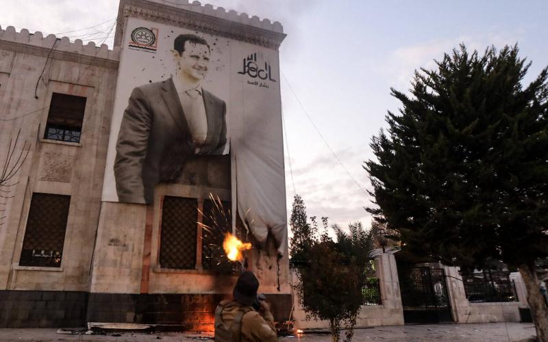 Bashar al-Assad Flees Syria