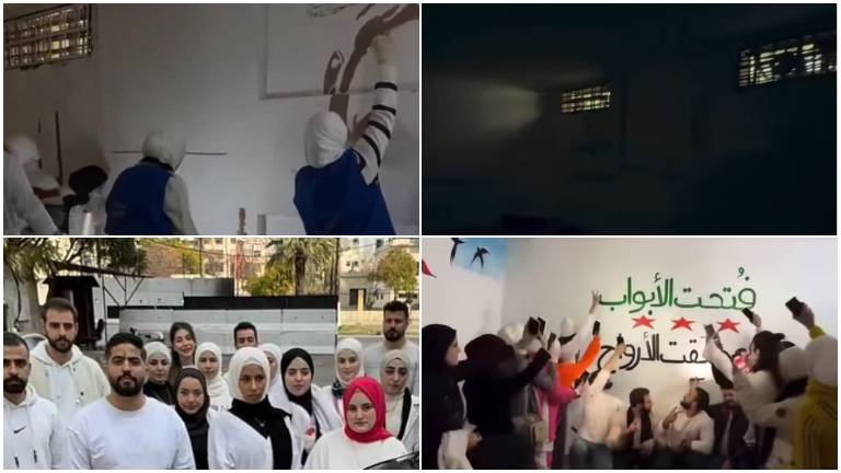 طلاء في معتقل باللاذقية.. غضب واسع بسبب متطوعين: 