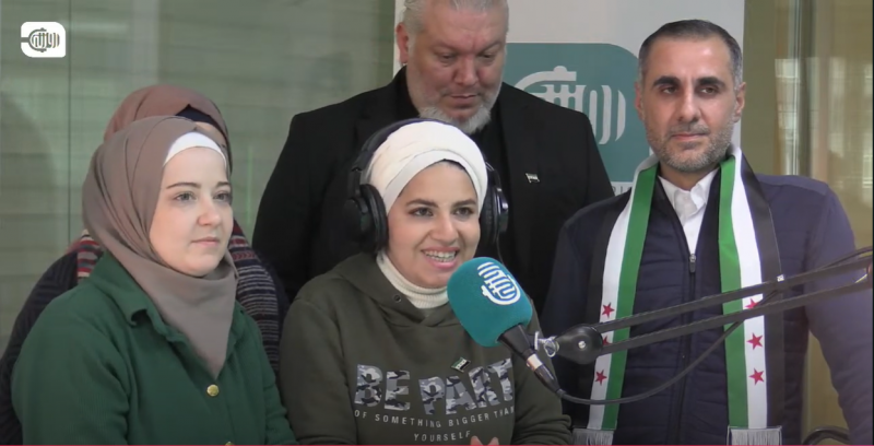 البث الإذاعي الأول لروزنة من العاصمة دمشق ومدينة حماة بعد سقوط النظام السوري وهروب بشار الأسد