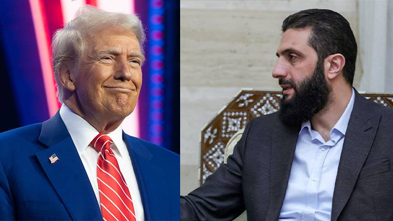 الشرع يوجه رسالة تهنئة لترامب.. ما مضمونها؟