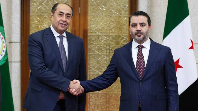 أسعد الشيباني: نتطلع إلى عودة سوريا إلى مقعدها في جامعة الدول العربية