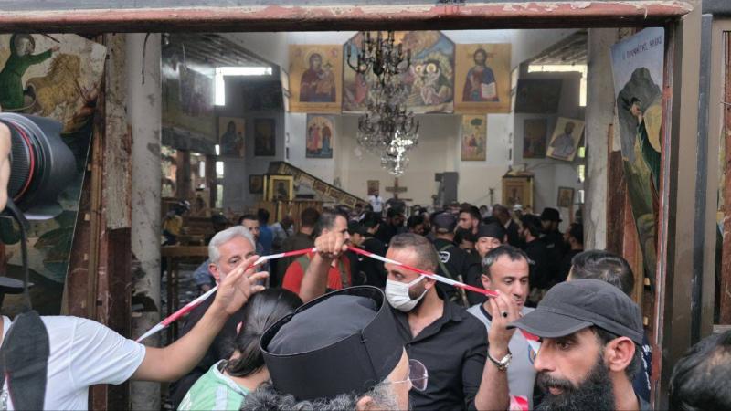 تفجير مأساوي يهز كنيسة مار الياس في الدويلعة