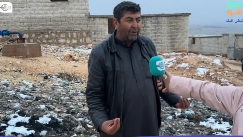 معاناة قاسية في مخيم الياسمين بإدلب