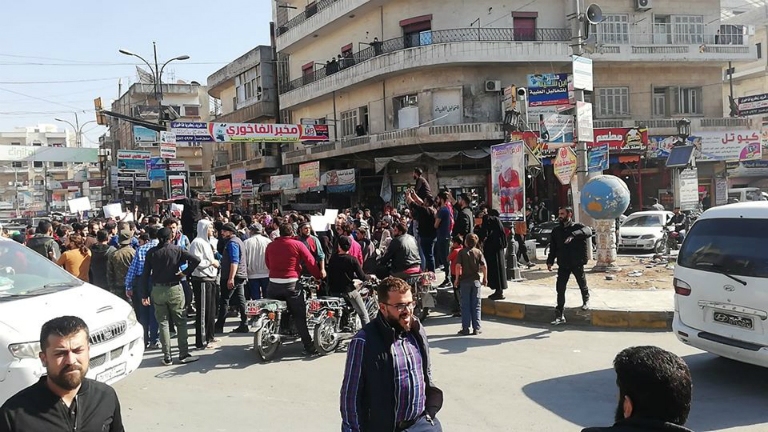 انتفاضة جديدة في وجه حكومة الإنقاذ بإدلب