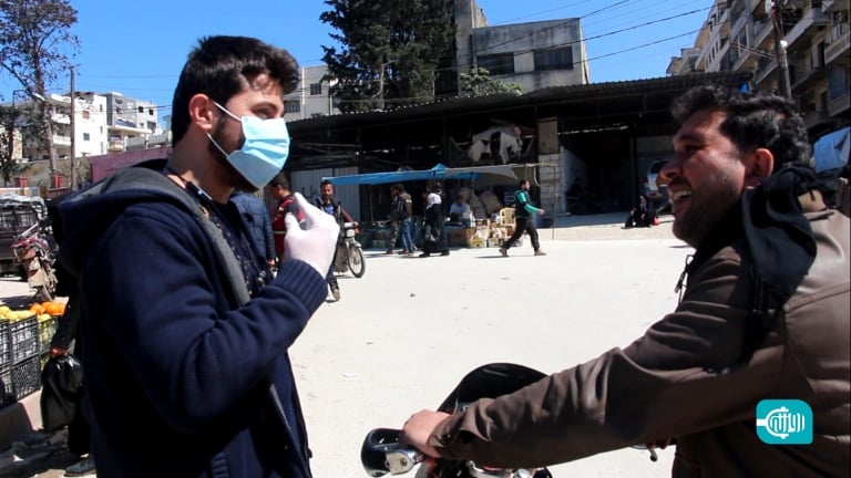 Face Masks Cost 500 Syrian Pounds and Alcohol-made Handrub is Mixed with Water… Who Will Save Civilians in Idlib?