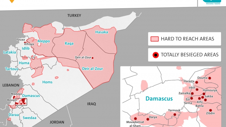 Besieged Areas in Syria!