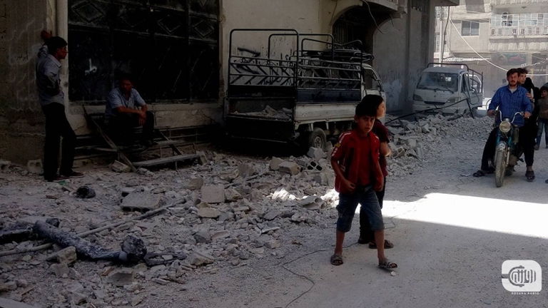Displaced in Ghouta with No Home or Shelters!