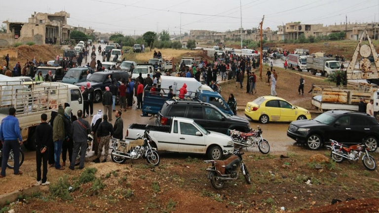 Hard Conditions in The North Camps Force Displaced Families From Homs to Return to heir Area