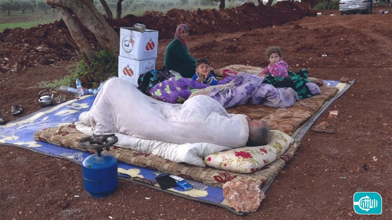 Displaced Syrians of Idlib and Hama Countryside are Homeless