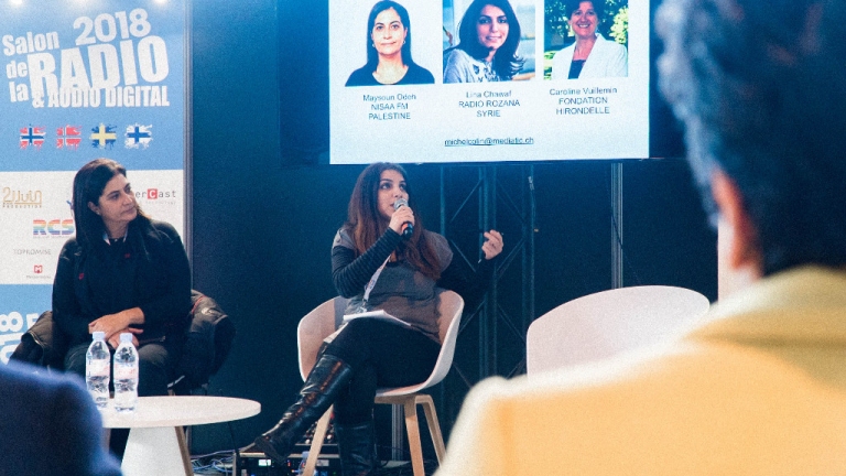 Rozana at the European Radio Exhibition and Conference in Paris