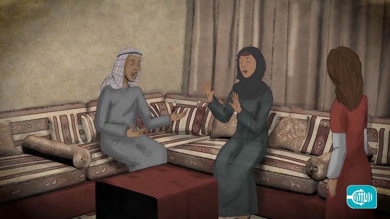 Samar married a foreign fighter, who then left her with a baby with unknown parentage
